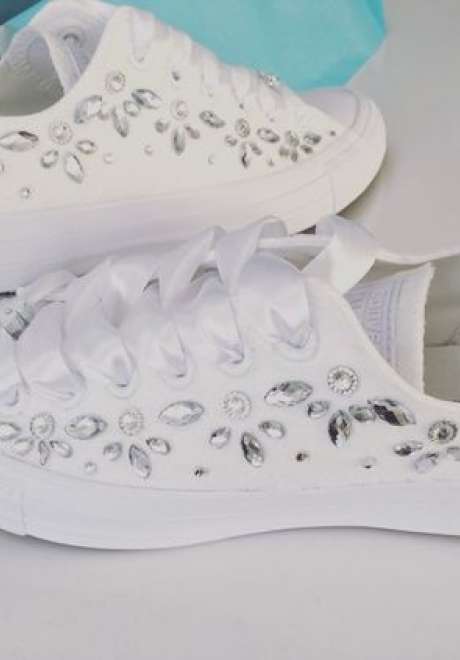 wedding trainers for bride