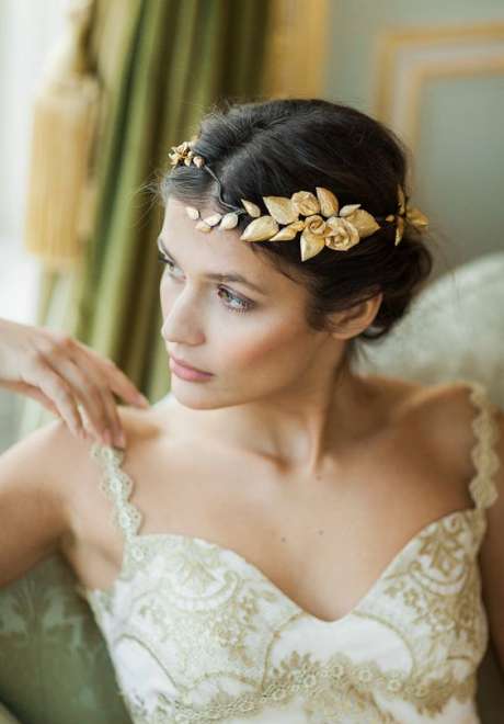 Gold Bridal Hair Accessories 5