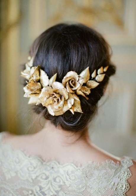 Gold Bridal Hair Accessories 14