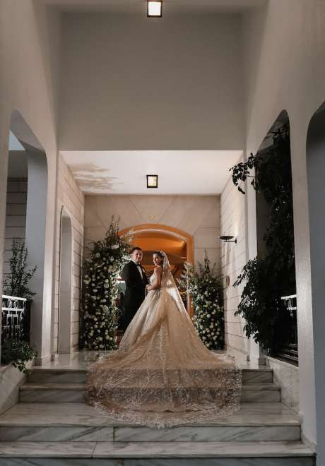 صور حفل زفاف أندريا الضناوي وبيتر نجار