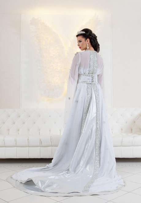 White Bridal Kaftan 2