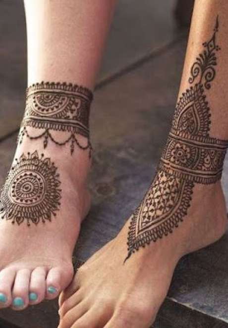 Henna Tattoo for Feet 7