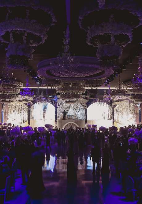 حفل زفاف مستوحى من القصر في لبنان