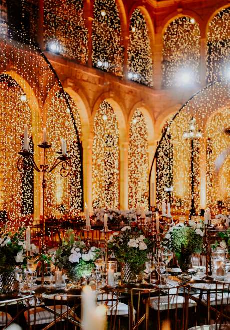 A Sparkling Golden Wedding in Lebanon