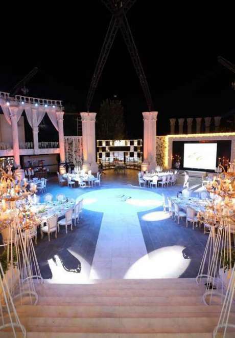حفل زفاف كريستل وإلياس في لبنان
