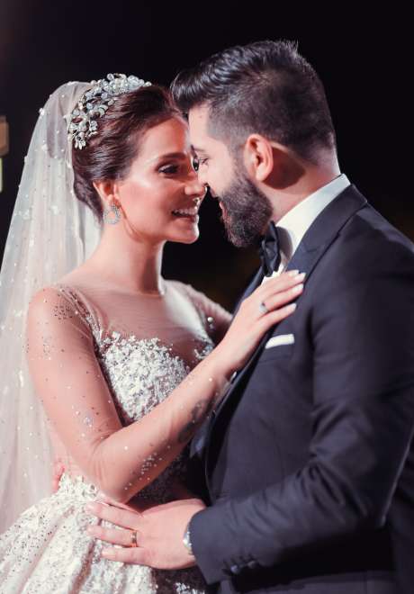 حفل زفاف رومانسي عتيق في لبنان