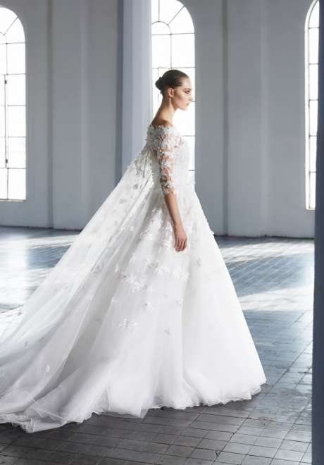 Peter Langner 2021 Wedding Dress Amandine with Cape