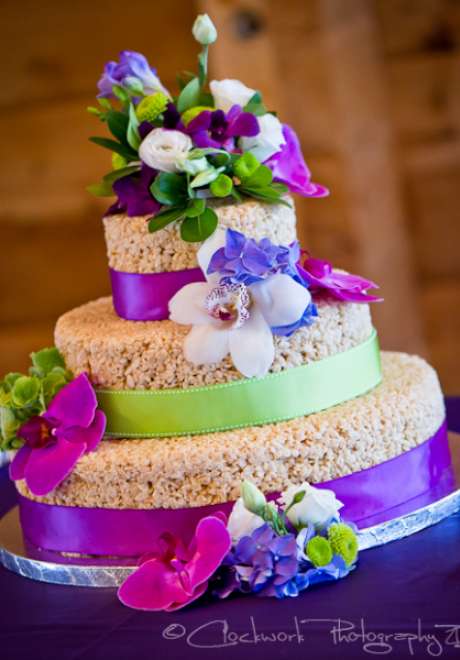 Beautiful Ideas For A Rice Krispie Wedding Cake Arabia Weddings