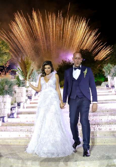 حفل زفاف بثيم بوهو ريفي في لبنان
