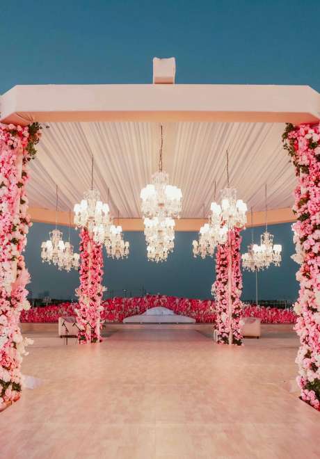 A Luxurious Pink Wedding in Qatar