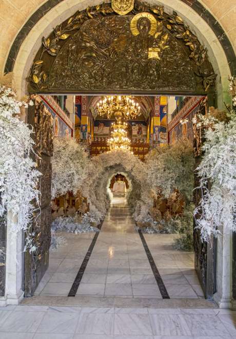 An All Floral Arches Wedding in Amman