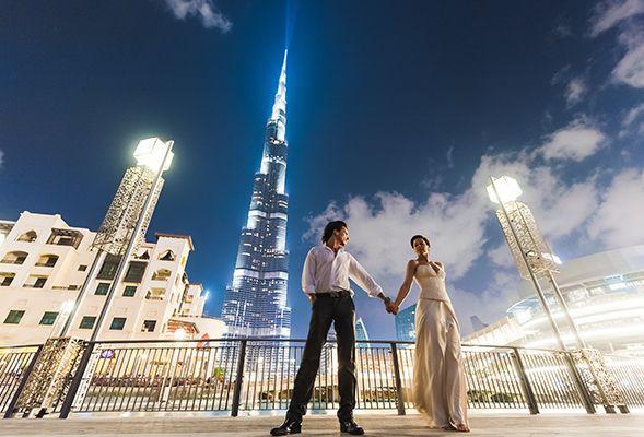 أماكن مثالية لجلسات التصوير قبل حفل الزفاف في دبي