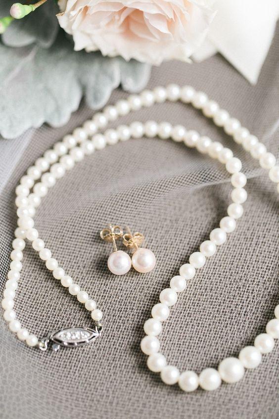 Beautiful Pearl Jewelry For Brides