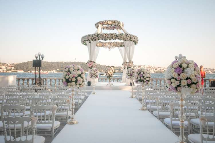 أفضل أماكن الزفاف الفاخرة في اسطنبول