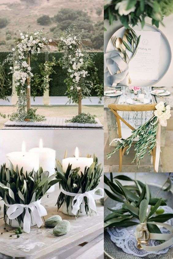 Olive Branches Wedding Theme Ideas