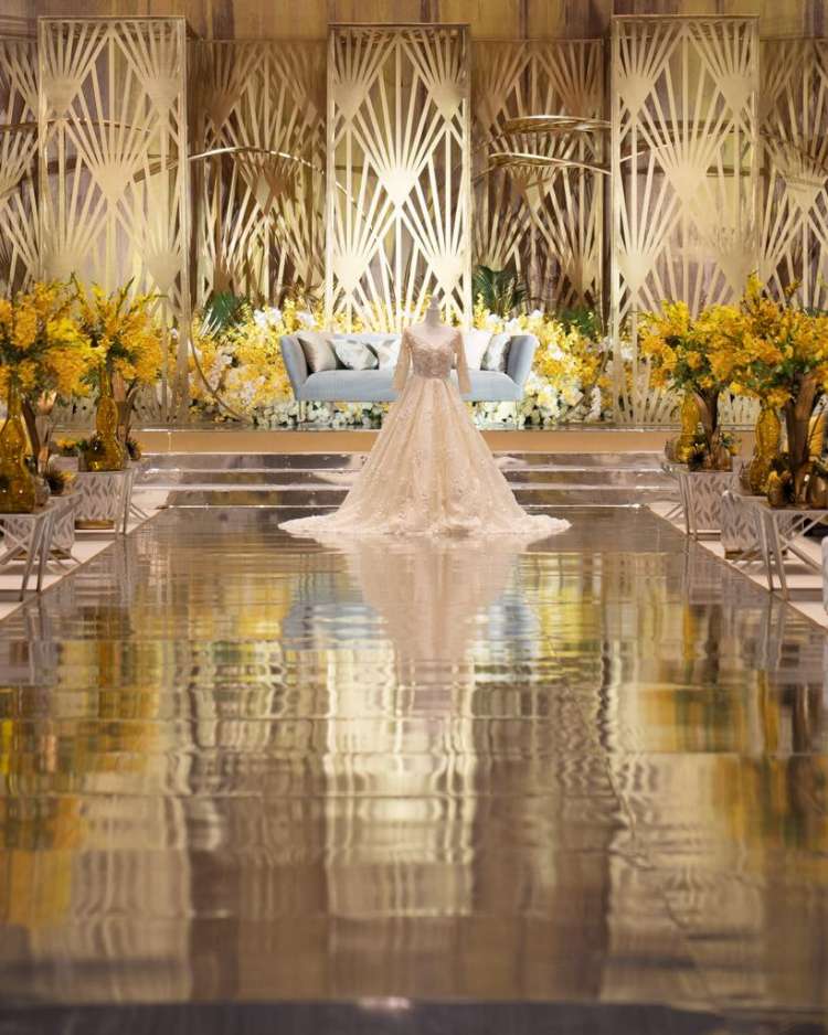 حفل زفاف فاخر على طراز آرت ديكو في البحرين