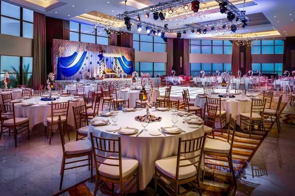 أفضل أماكن حفلات الزفاف في الإمارات العربية المتحدة للأعراس الهندية
