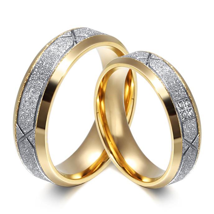 Gold and Silver Wedding Rings