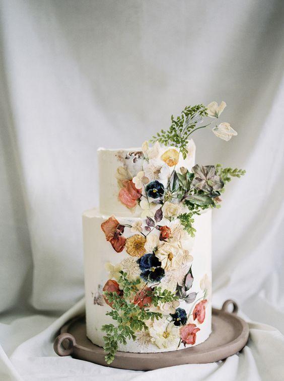 wild flower cakes