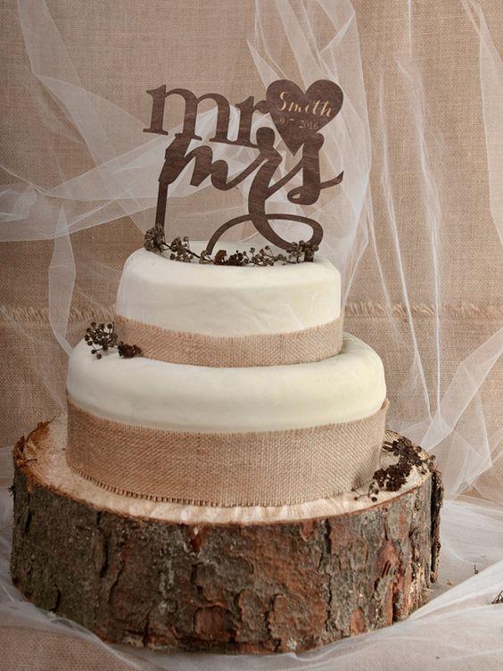 Rustic Cake Toppers 2
