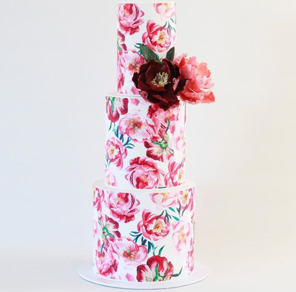 Flower Wedding Cake 1