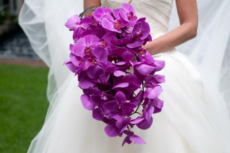 Single Colored Wedding Bouquet 1