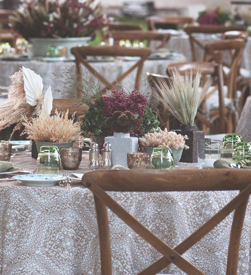Dried Flowers Centerpieces