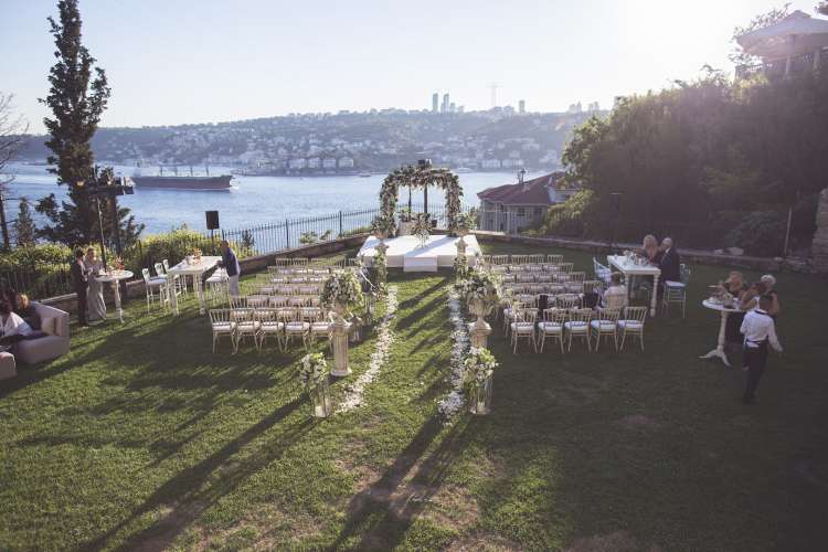 Wedding at Adile Sultan Palace in Istanbul by KM Events