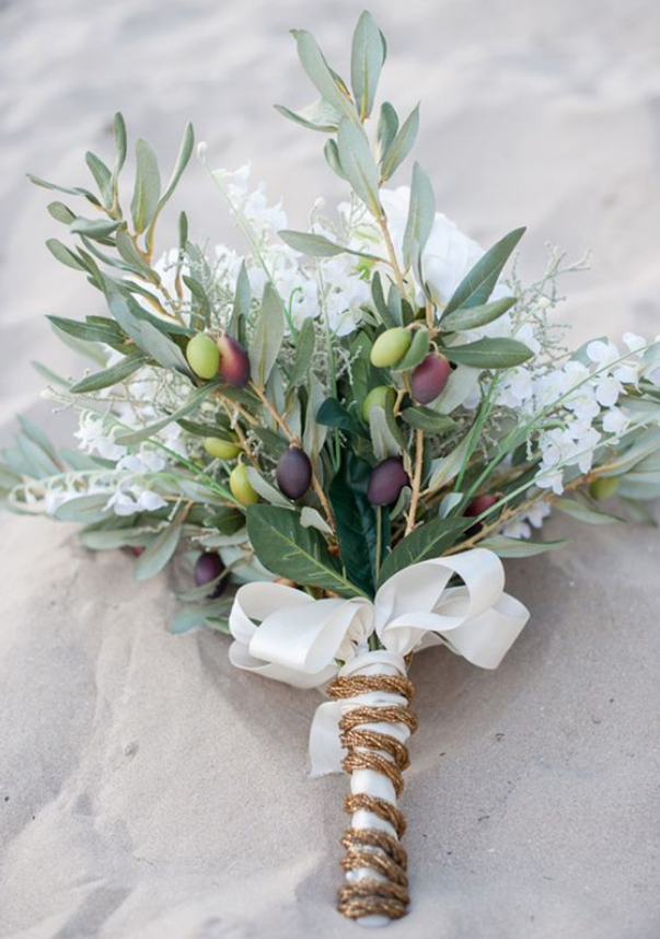 Olive Wedding Bouquet