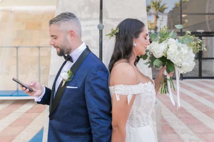 حفل زفاف بيسان وسعد في قبرص