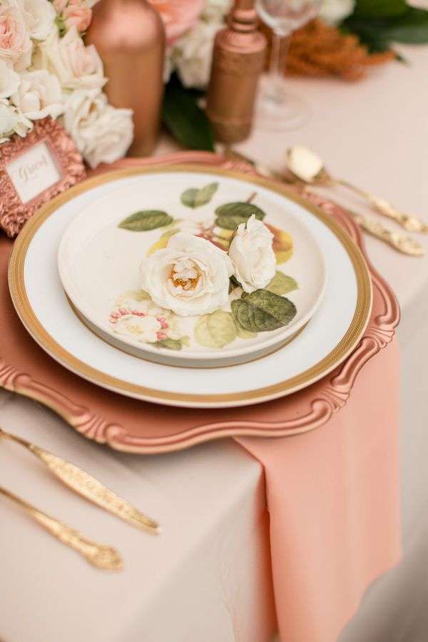Pink and Copper Wedding