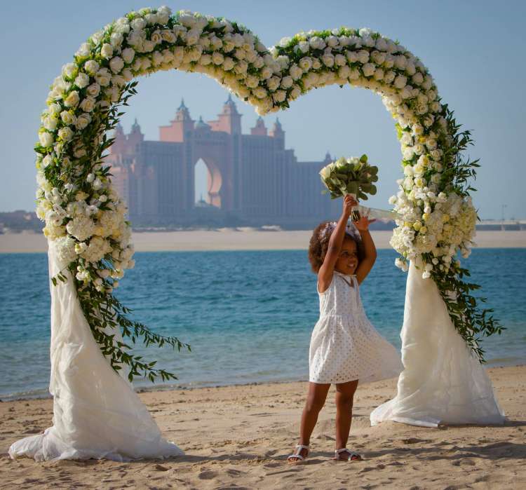Wedding Backdrop with The Atlantis