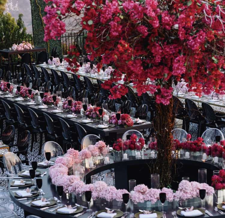Pink Alfresco Wedding Amman