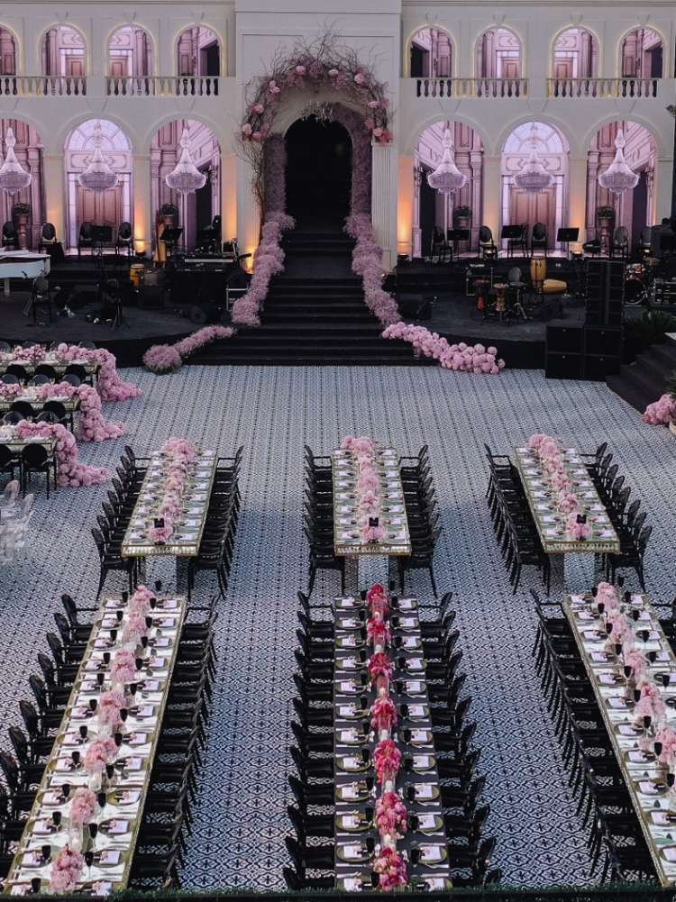 Pink Alfresco Wedding in Jordan