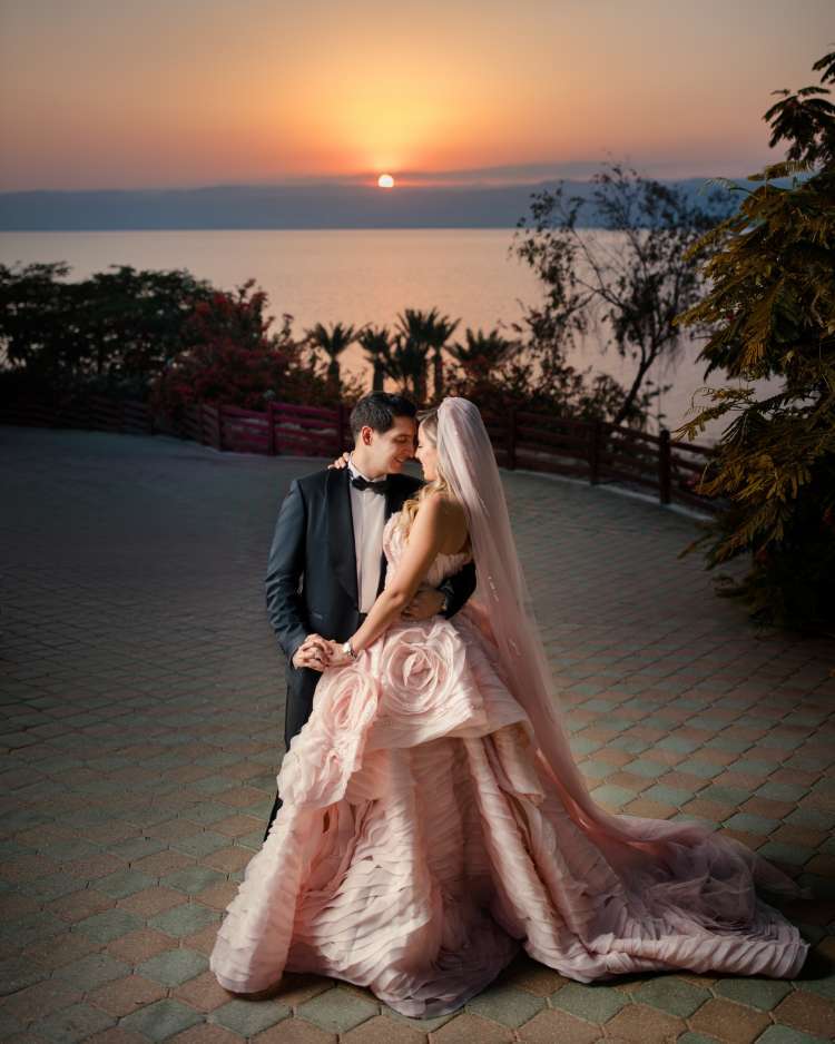 Pink Bridal Veil
