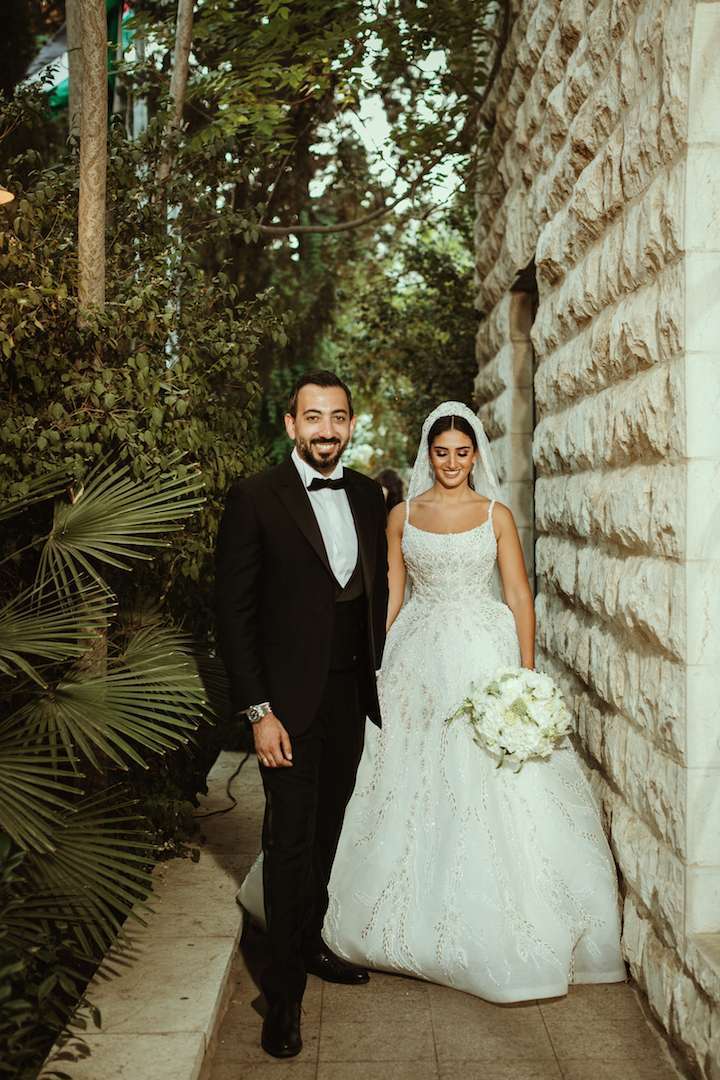 A Classy All White Wedding in Amman
