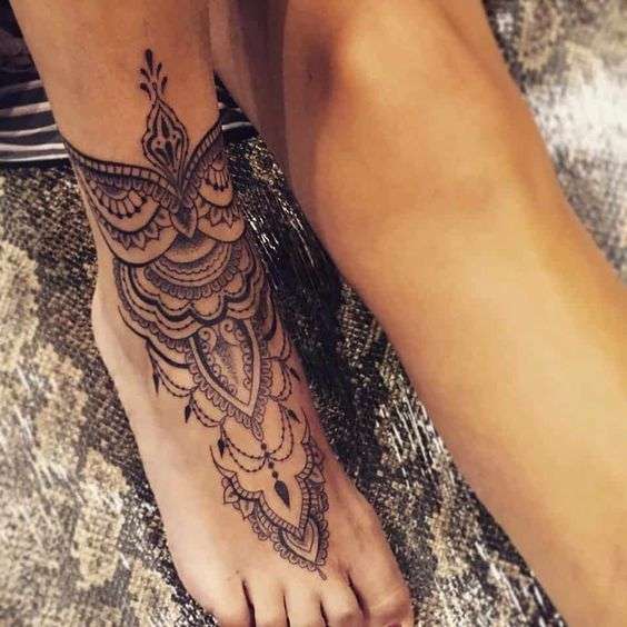 Henna Feet Designs