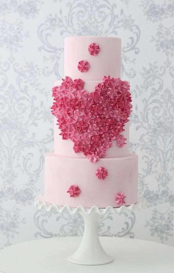 Valentine Wedding Cake