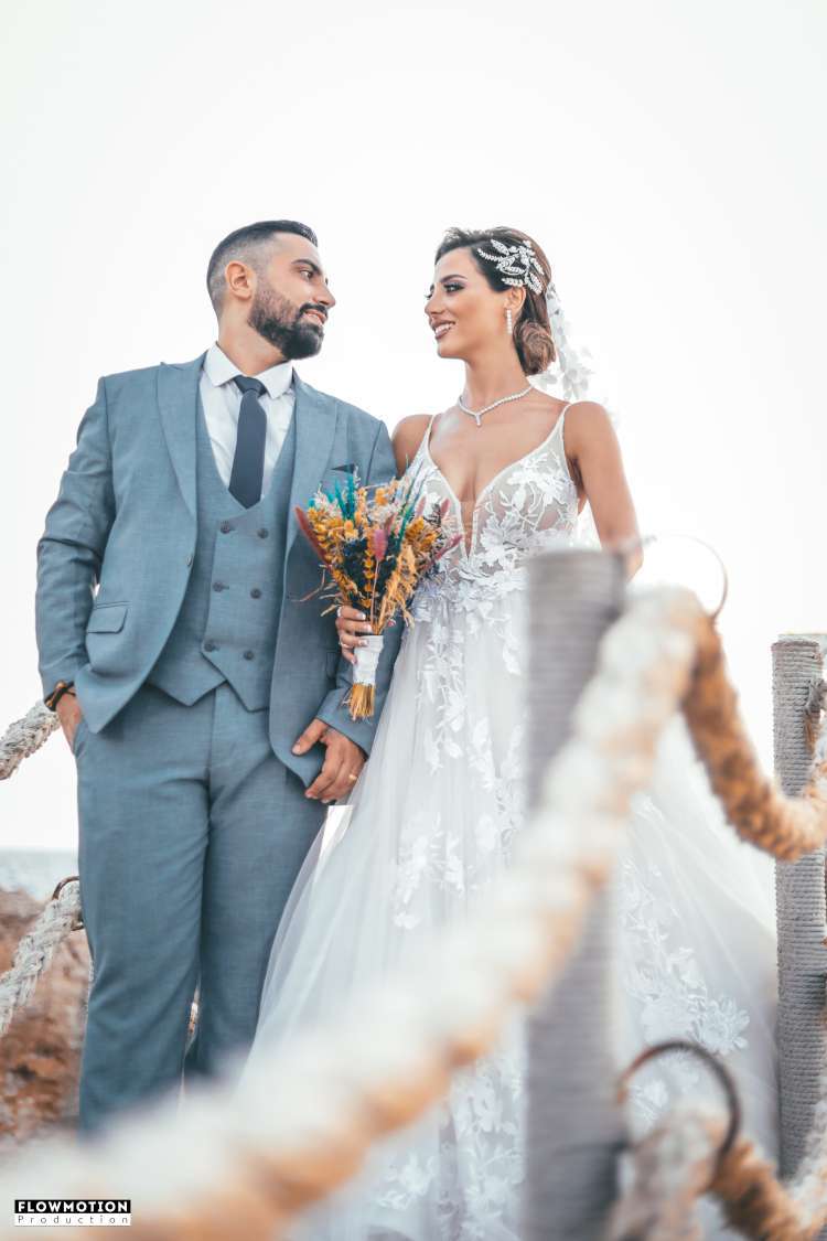 حفل زفاف بثيم ريفي في لبنان
