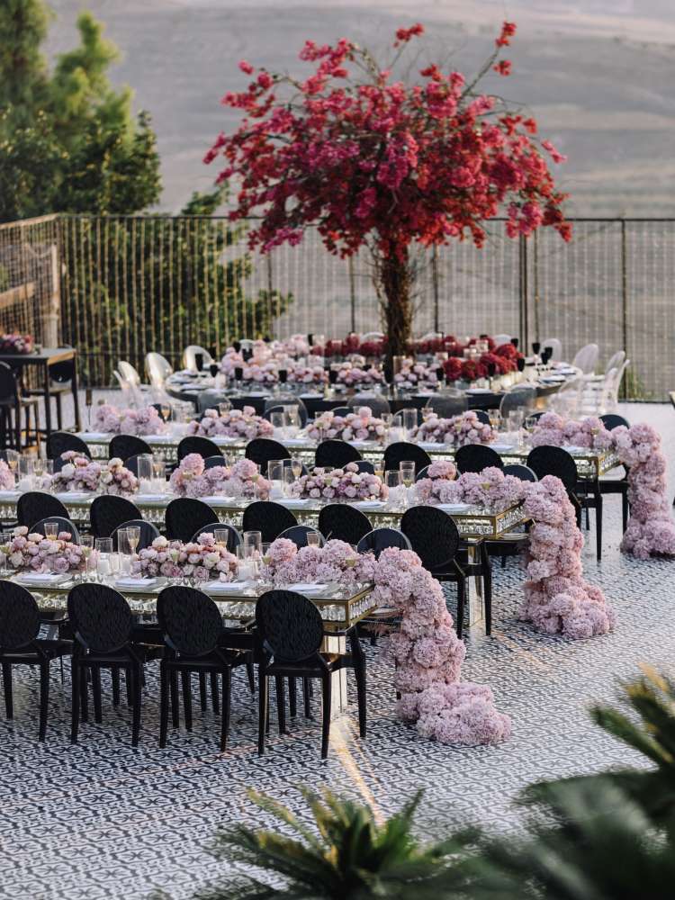 Pink Alfresco Wedding in Amman