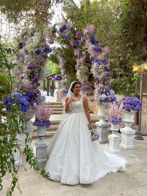 Pastel Wedding Flower Arches