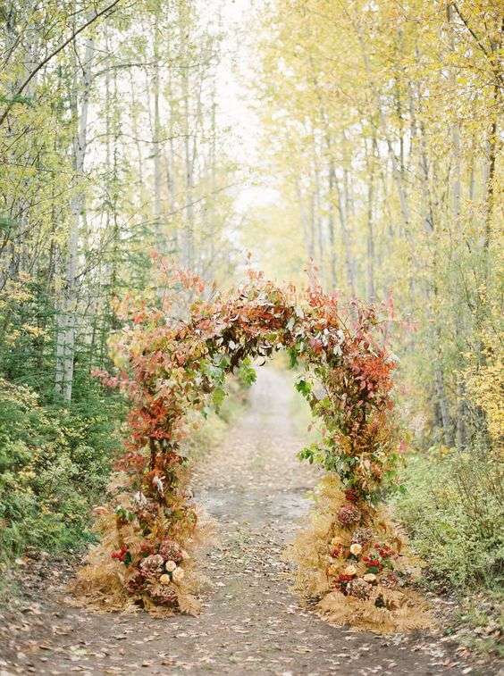 Fall Wedding Arch
