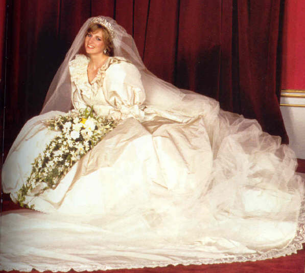 فستان زفاف الأميرة ديانا​