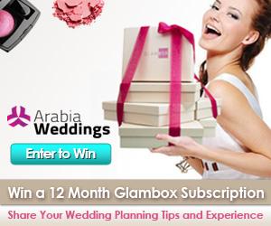 Arabia Weddings and GlamBox ME Launch Contest for Brides in Saudi Arabia and UAE