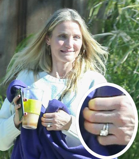 Cameron Diaz Shows Off New Wedding Ring After One Year Anniversary