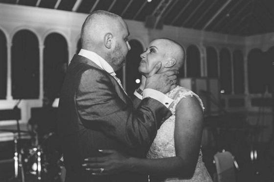 Bride Shaves Her Head During Wedding