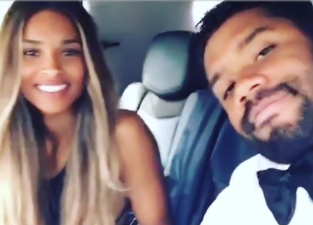 Ciara and Russell Wilson Attend Cousin's Wedding
