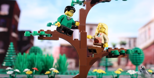 Couple Tells Their Love Story Through Legos