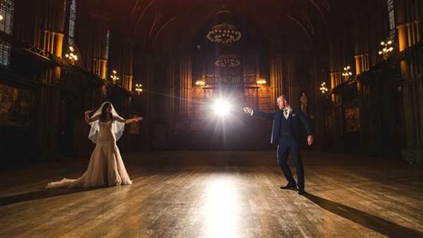 Inside A Couple&#039;s Magical Harry Potter Wedding Theme