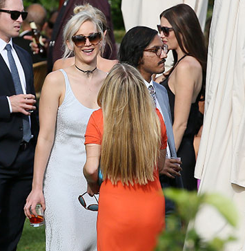 Jennifer Lawrence Attends Friend's Wedding Jennifer Lawrence Attends Friend's Wedding
